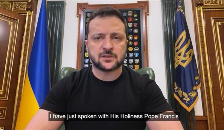 Zelenski agradece al Papa su apoyo a 'una fórmula de paz' para Ucrania Zelenski agradece al Papa su apoyo a 'una fórmula de paz' para Ucrania